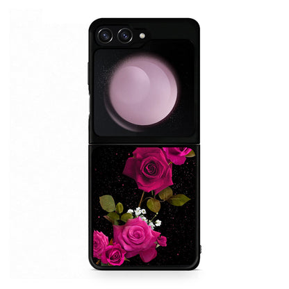 4 - Samsung Galaxy Z Flip5 Red Roses Flower case, cover, bumper