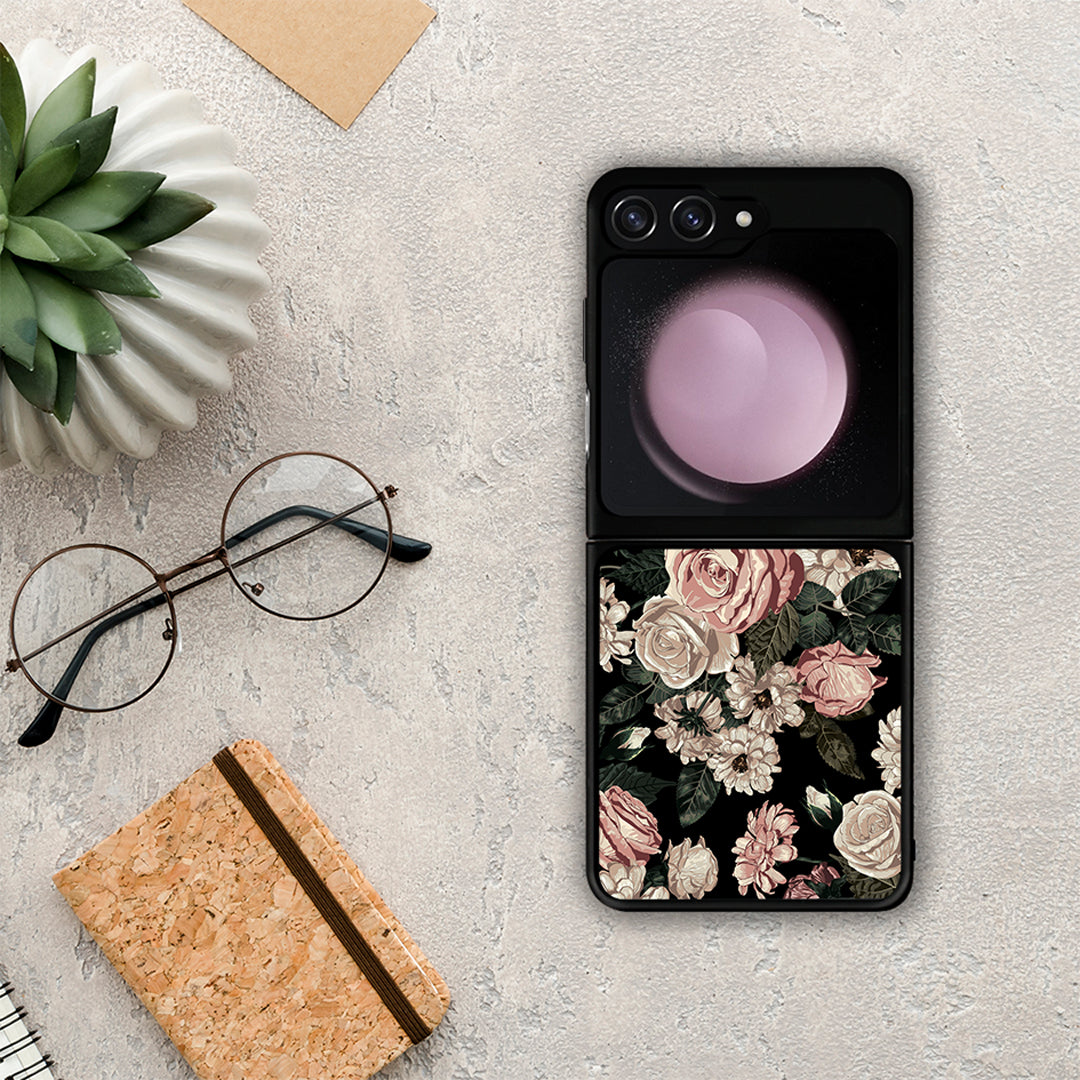 Flower Wild Roses - Samsung Galaxy Z Flip5 θήκη