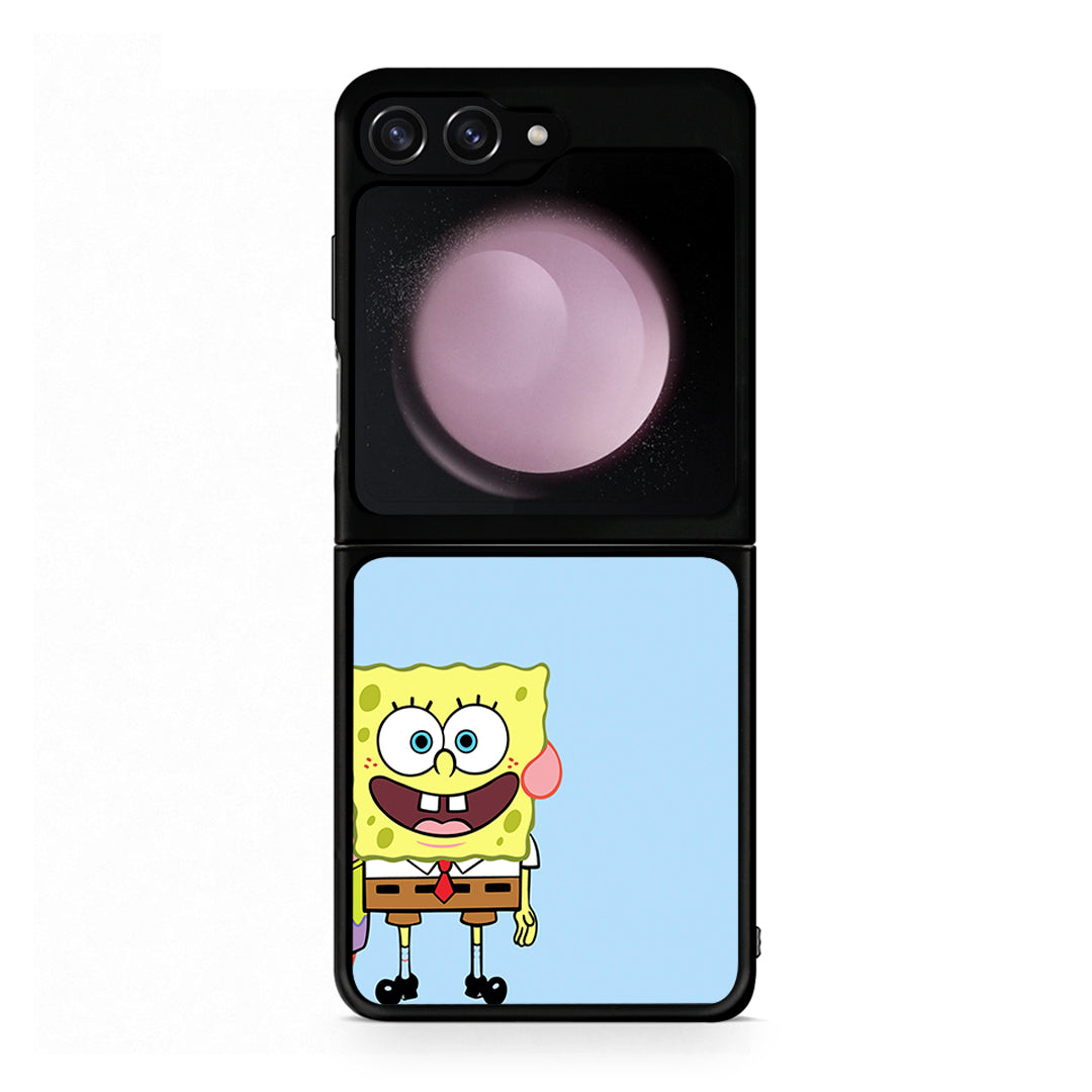 Samsung Galaxy Z Flip5 Friends Bob θήκη από τη Smartfits με σχέδιο στο πίσω μέρος και μαύρο περίβλημα | Smartphone case with colorful back and black bezels by Smartfits