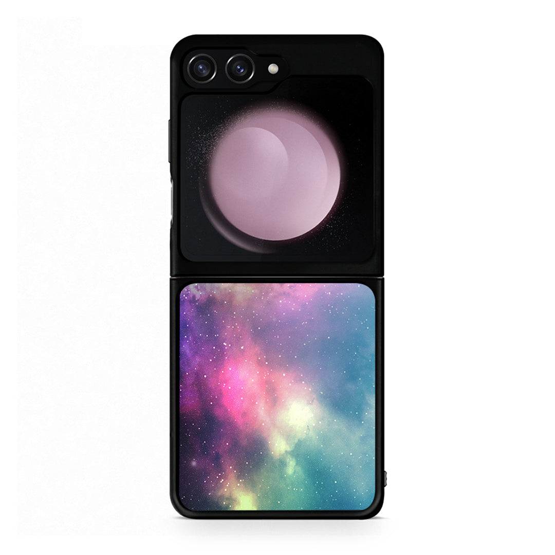 105 - Samsung Galaxy Z Flip5 Rainbow Galaxy case, cover, bumper