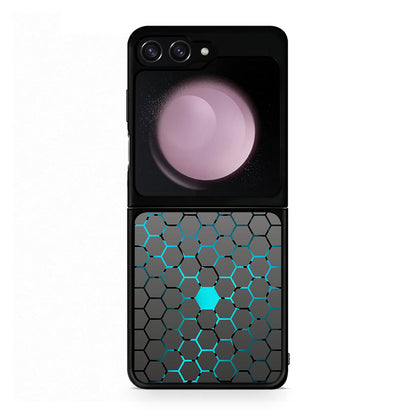 40 - Samsung Galaxy Z Flip5 Hexagonal Geometric case, cover, bumper