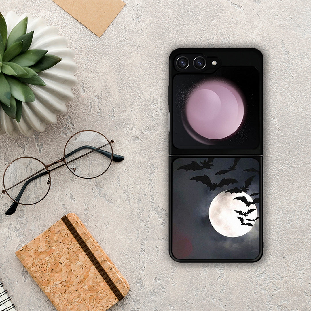 Halloween Bat Night - Samsung Galaxy Z Flip5 θήκη