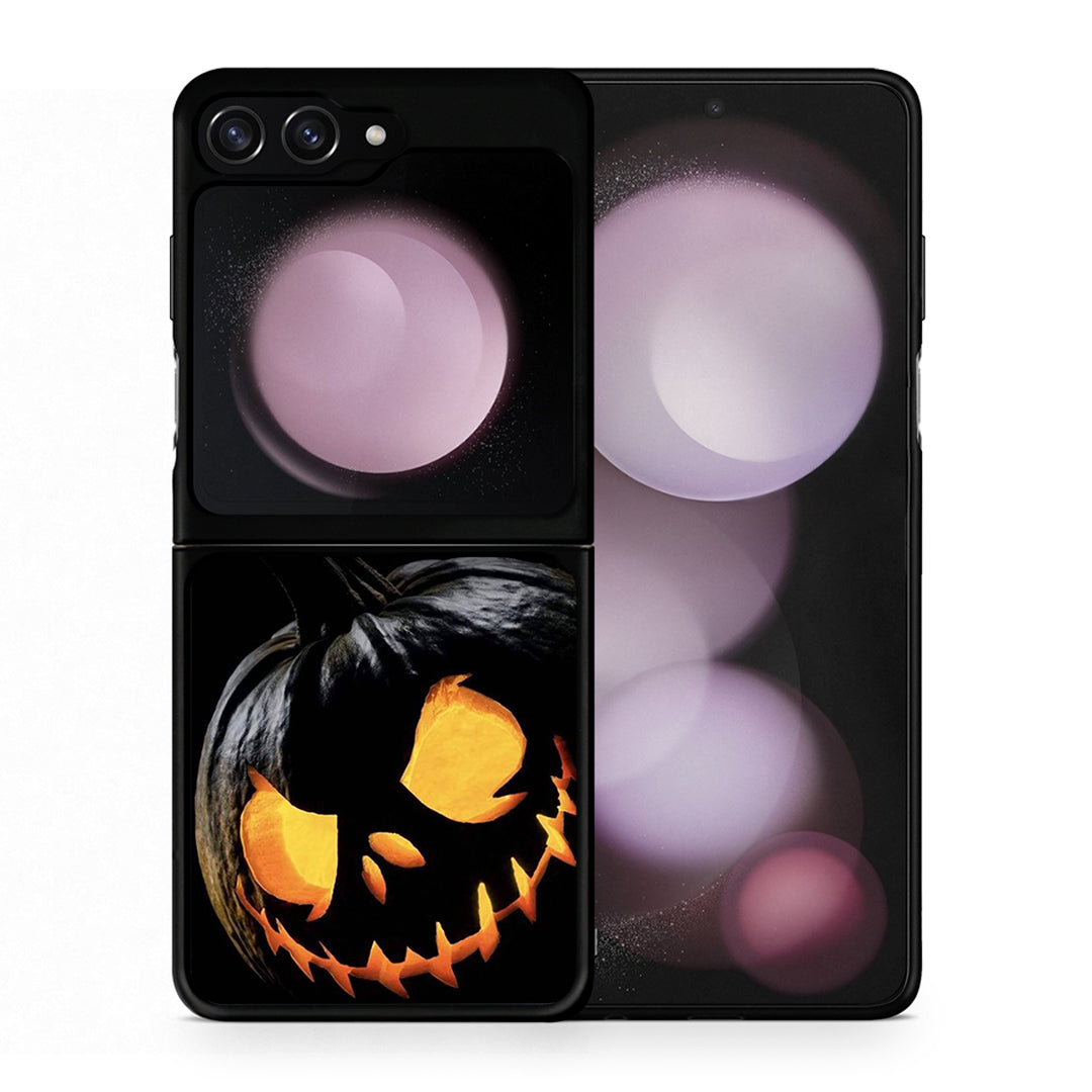 Halloween Scary Pumpkin - Samsung Galaxy Z Flip5 θήκη