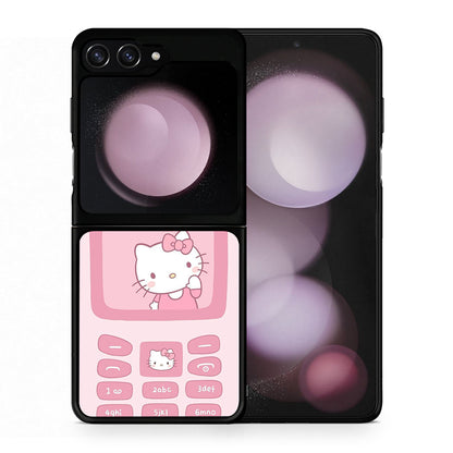 Hello Kitten - Samsung Galaxy Z Flip5 θήκη