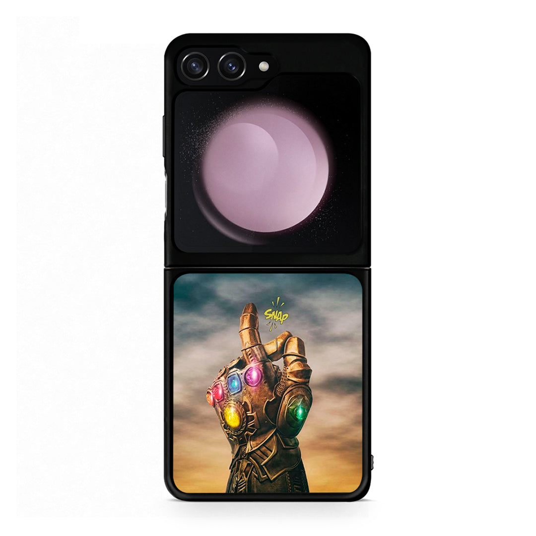 Samsung Galaxy Z Flip5 Infinity Snap θήκη από τη Smartfits με σχέδιο στο πίσω μέρος και μαύρο περίβλημα | Smartphone case with colorful back and black bezels by Smartfits