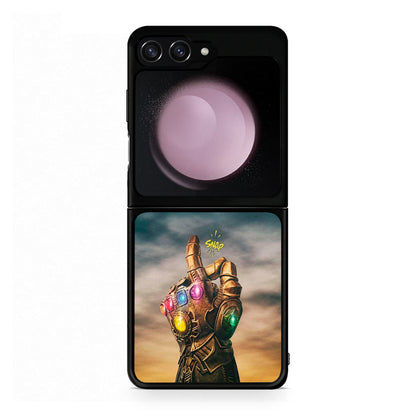 Samsung Galaxy Z Flip5 Infinity Snap θήκη από τη Smartfits με σχέδιο στο πίσω μέρος και μαύρο περίβλημα | Smartphone case with colorful back and black bezels by Smartfits