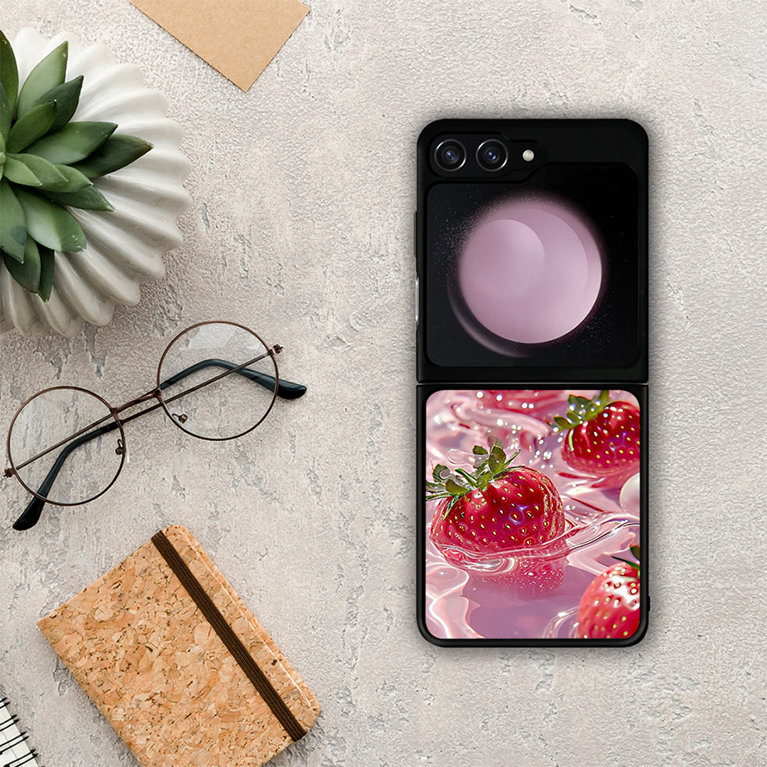 Juicy Strawberries - Samsung Galaxy Z Flip5 θήκη