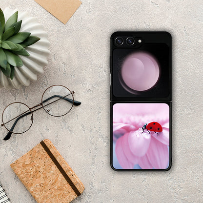 Ladybug Flower - Samsung Galaxy Z Flip5 θήκη