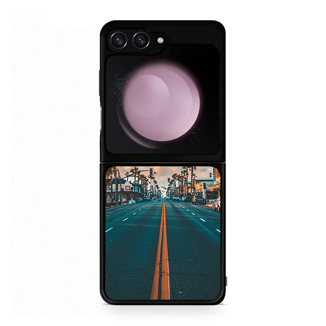 4 - Samsung Galaxy Z Flip5 City Landscape case, cover, bumper