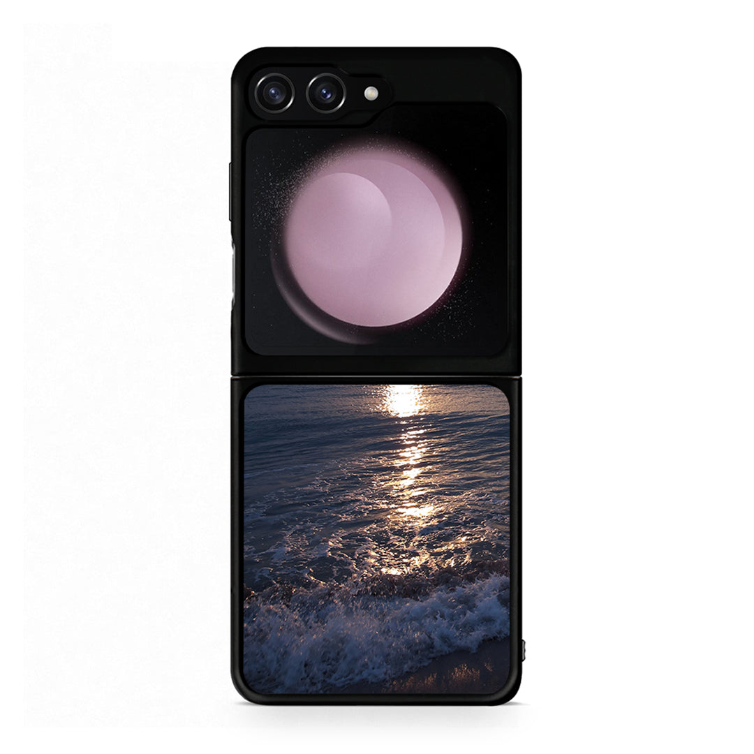 4 - Samsung Galaxy Z Flip5 Moon Landscape case, cover, bumper