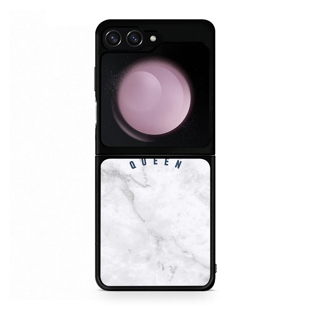 4 - Samsung Galaxy Z Flip5 Queen Marble case, cover, bumper