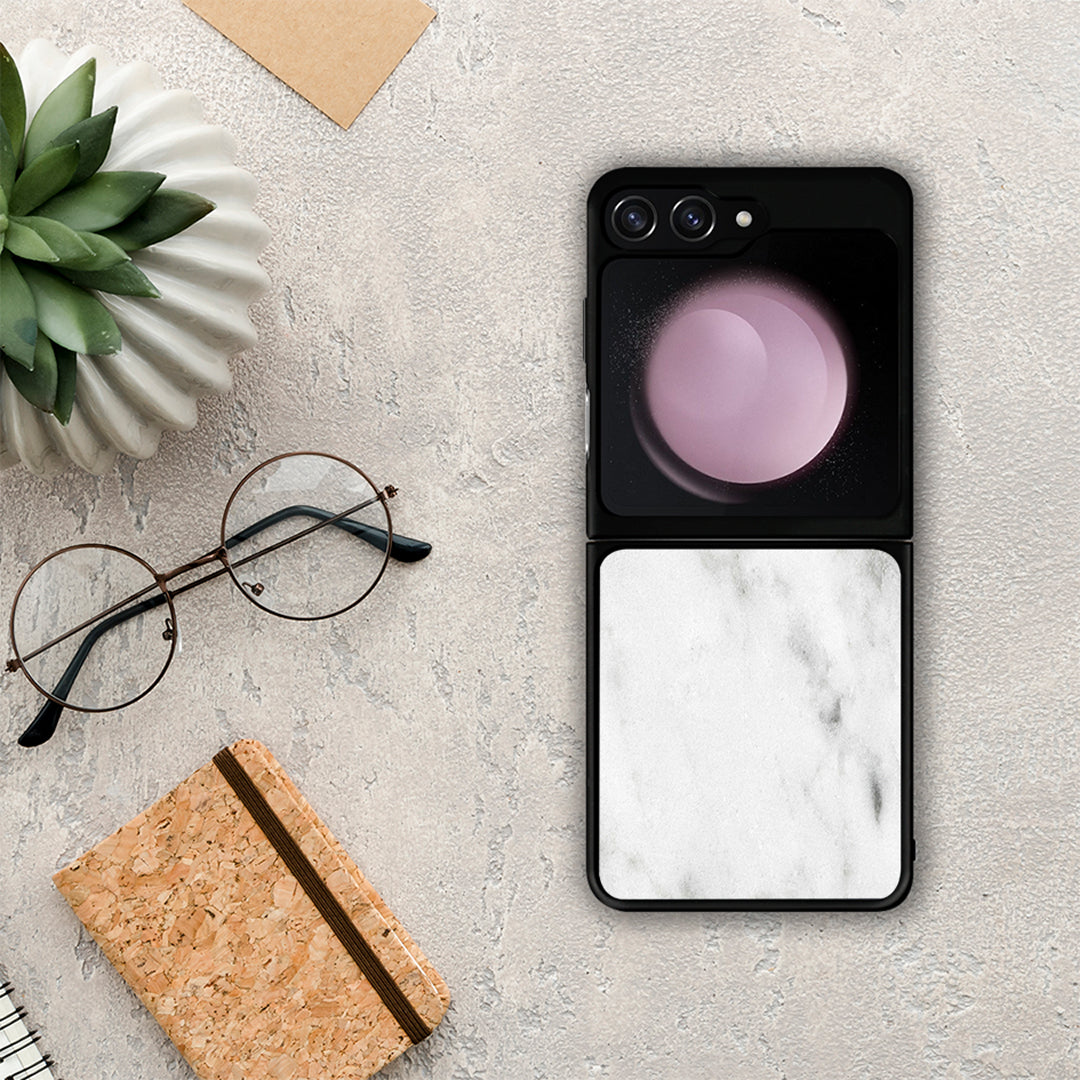 Marble White - Samsung Galaxy Z Flip5 θήκη