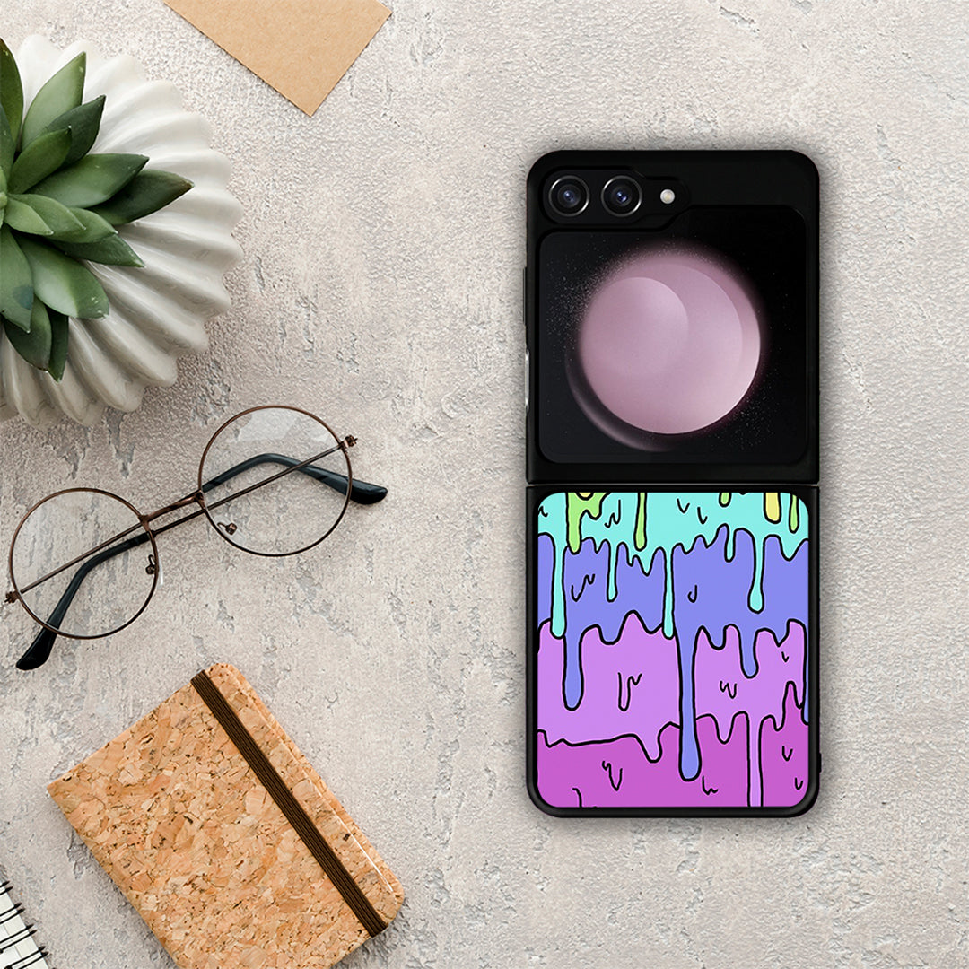 Melting Rainbow - Samsung Galaxy Z Flip5 θήκη