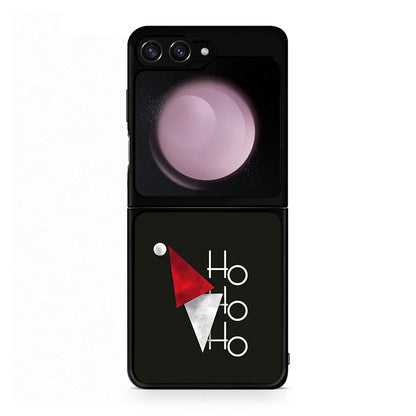 Samsung Galaxy Z Flip5 Minimal Christmas θήκη από τη Smartfits με σχέδιο στο πίσω μέρος και μαύρο περίβλημα | Smartphone case with colorful back and black bezels by Smartfits