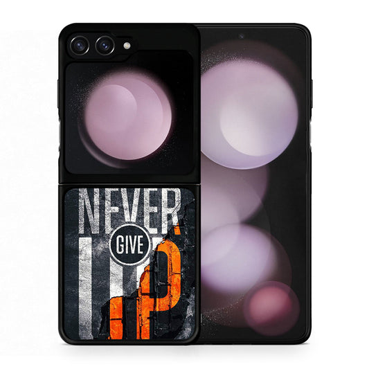 Never Give Up - Samsung Galaxy Z Flip5 θήκη