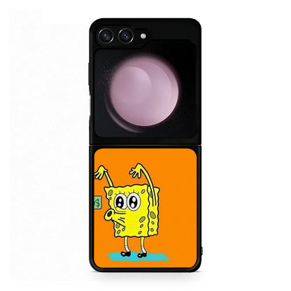 Samsung Galaxy Z Flip5 No Money 2 Θήκη Αγίου Βαλεντίνου από τη Smartfits με σχέδιο στο πίσω μέρος και μαύρο περίβλημα | Smartphone case with colorful back and black bezels by Smartfits