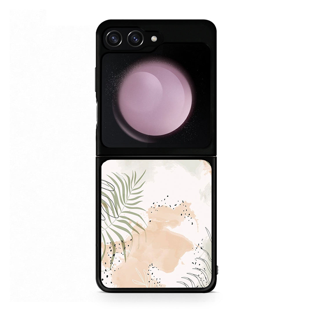 Samsung Galaxy Z Flip5 Nude Plants Θήκη από τη Smartfits με σχέδιο στο πίσω μέρος και μαύρο περίβλημα | Smartphone case with colorful back and black bezels by Smartfits