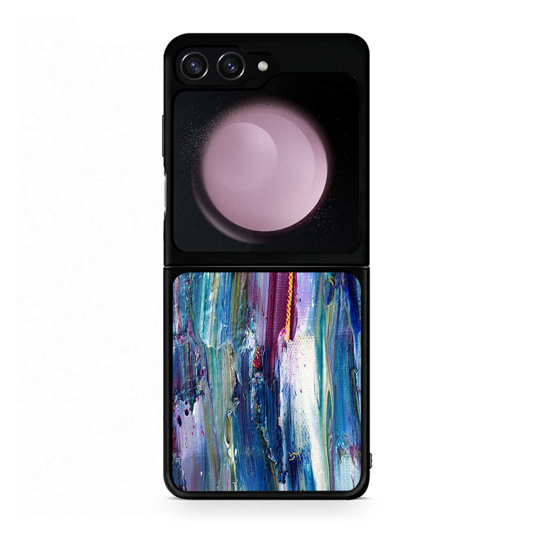 99 - Samsung Galaxy Z Flip5 Paint Winter case, cover, bumper