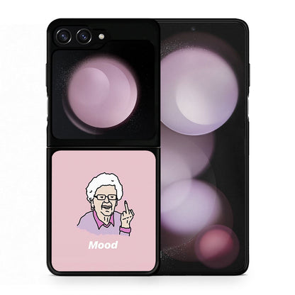 Θήκη Samsung Galaxy Z Flip5 Mood PopArt από τη Smartfits με σχέδιο στο πίσω μέρος και μαύρο περίβλημα | Samsung Galaxy Z Flip5 Mood PopArt case with colorful back and black bezels