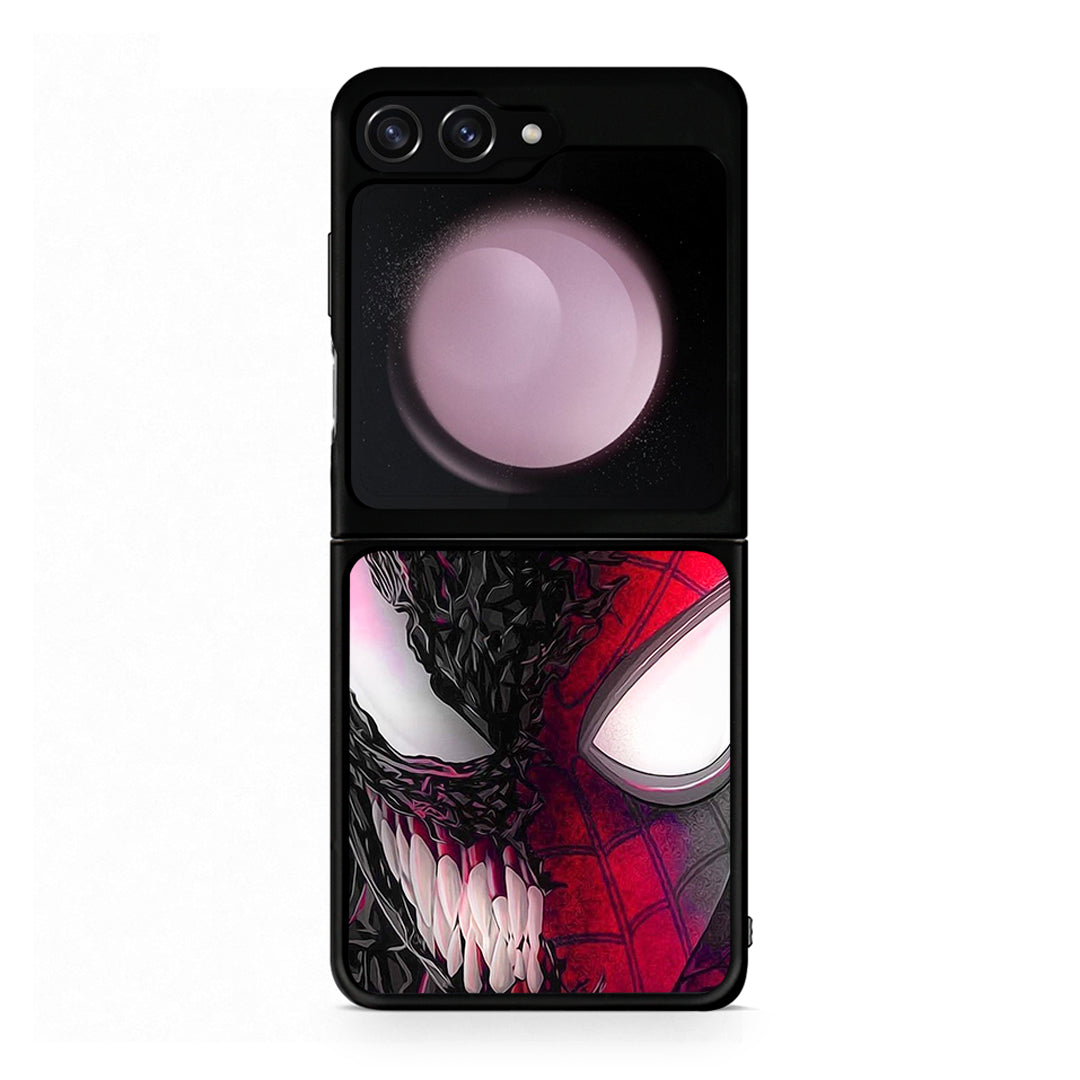 4 - Samsung Galaxy Z Flip5 SpiderVenom PopArt case, cover, bumper