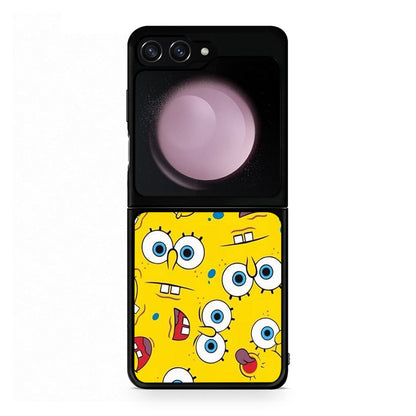 4 - Samsung Galaxy Z Flip5 Sponge PopArt case, cover, bumper