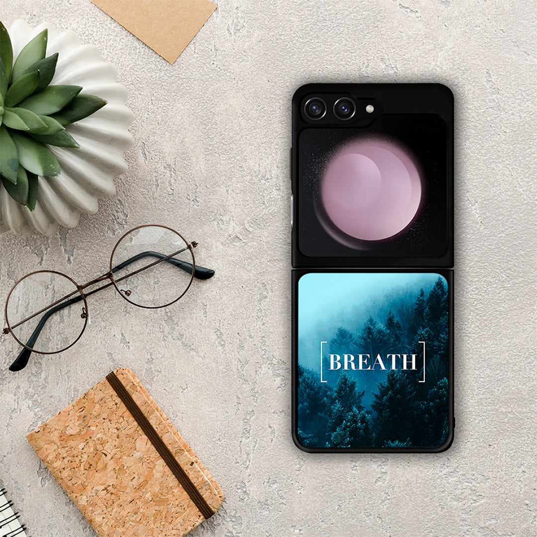 Quote Breath - Samsung Galaxy Z Flip5 θήκη