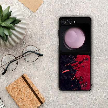 Red Paint - Samsung Galaxy Z Flip5 θήκη
