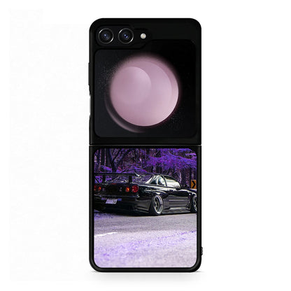 Samsung Galaxy Z Flip5 Super Car Θήκη Αγίου Βαλεντίνου από τη Smartfits με σχέδιο στο πίσω μέρος και μαύρο περίβλημα | Smartphone case with colorful back and black bezels by Smartfits