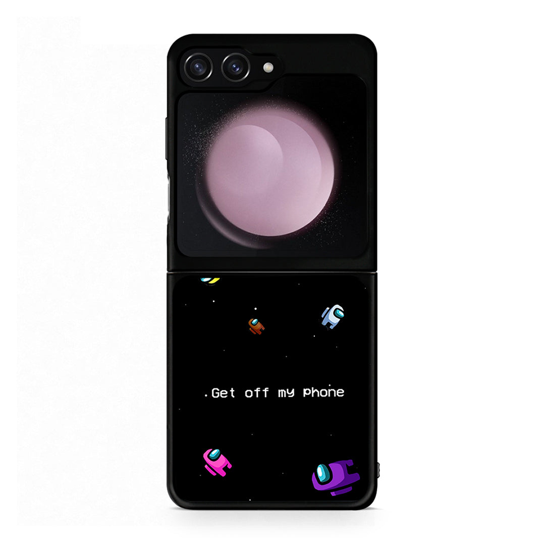 4 - Samsung Galaxy Z Flip5 AFK Text case, cover, bumper