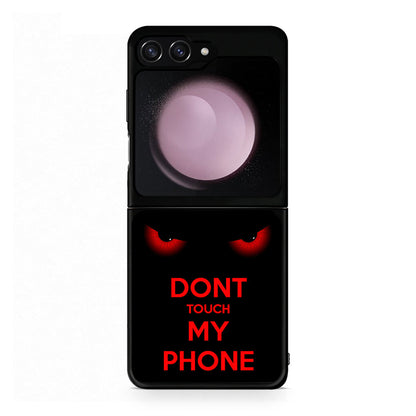 Samsung Galaxy Z Flip5 Touch My Phone Θήκη από τη Smartfits με σχέδιο στο πίσω μέρος και μαύρο περίβλημα | Smartphone case with colorful back and black bezels by Smartfits