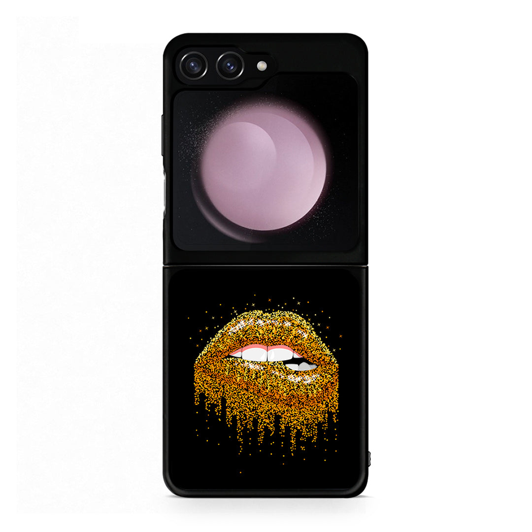 4 - Samsung Galaxy Z Flip5 Golden Valentine case, cover, bumper