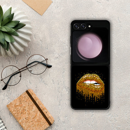 Valentine Golden - Samsung Galaxy Z Flip5 θήκη