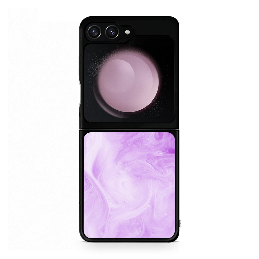 99 - Samsung Galaxy Z Flip5 Watercolor Lavender case, cover, bumper