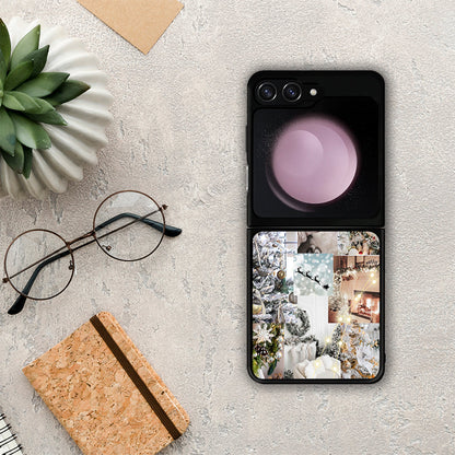 White Christmas - Samsung Galaxy Z Flip5 θήκη