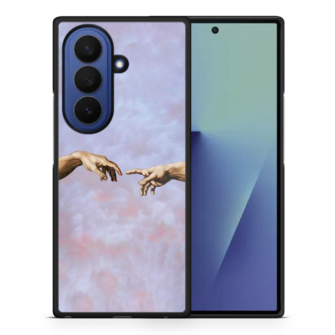 Θήκη Samsung Galaxy Z Fold7 Adam Hand από τη Smartfits με σχέδιο στο πίσω μέρος και μαύρο περίβλημα | Samsung Galaxy Z Fold7 Adam Hand case with colorful back and black bezels