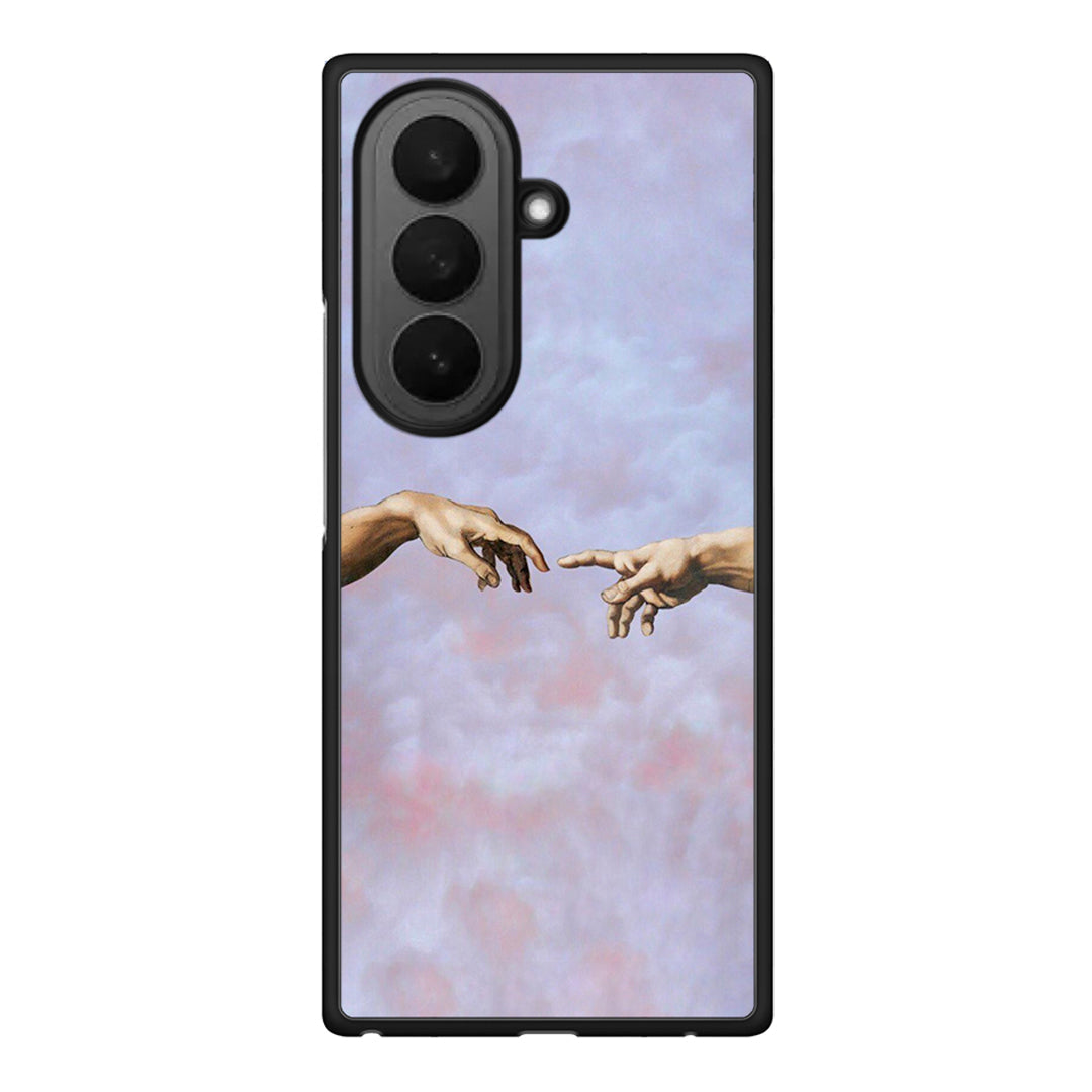 Samsung Galaxy Z Fold7 Adam Hand θήκη από τη Smartfits με σχέδιο στο πίσω μέρος και μαύρο περίβλημα | Smartphone case with colorful back and black bezels by Smartfits