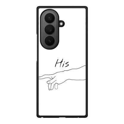 Samsung Galaxy Z Fold7 Aeshetic Love 2 Θήκη Αγίου Βαλεντίνου από τη Smartfits με σχέδιο στο πίσω μέρος και μαύρο περίβλημα | Smartphone case with colorful back and black bezels by Smartfits