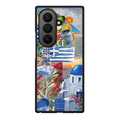 Samsung Galaxy Z Fold7 All Greek Θήκη από τη Smartfits με σχέδιο στο πίσω μέρος και μαύρο περίβλημα | Smartphone case with colorful back and black bezels by Smartfits