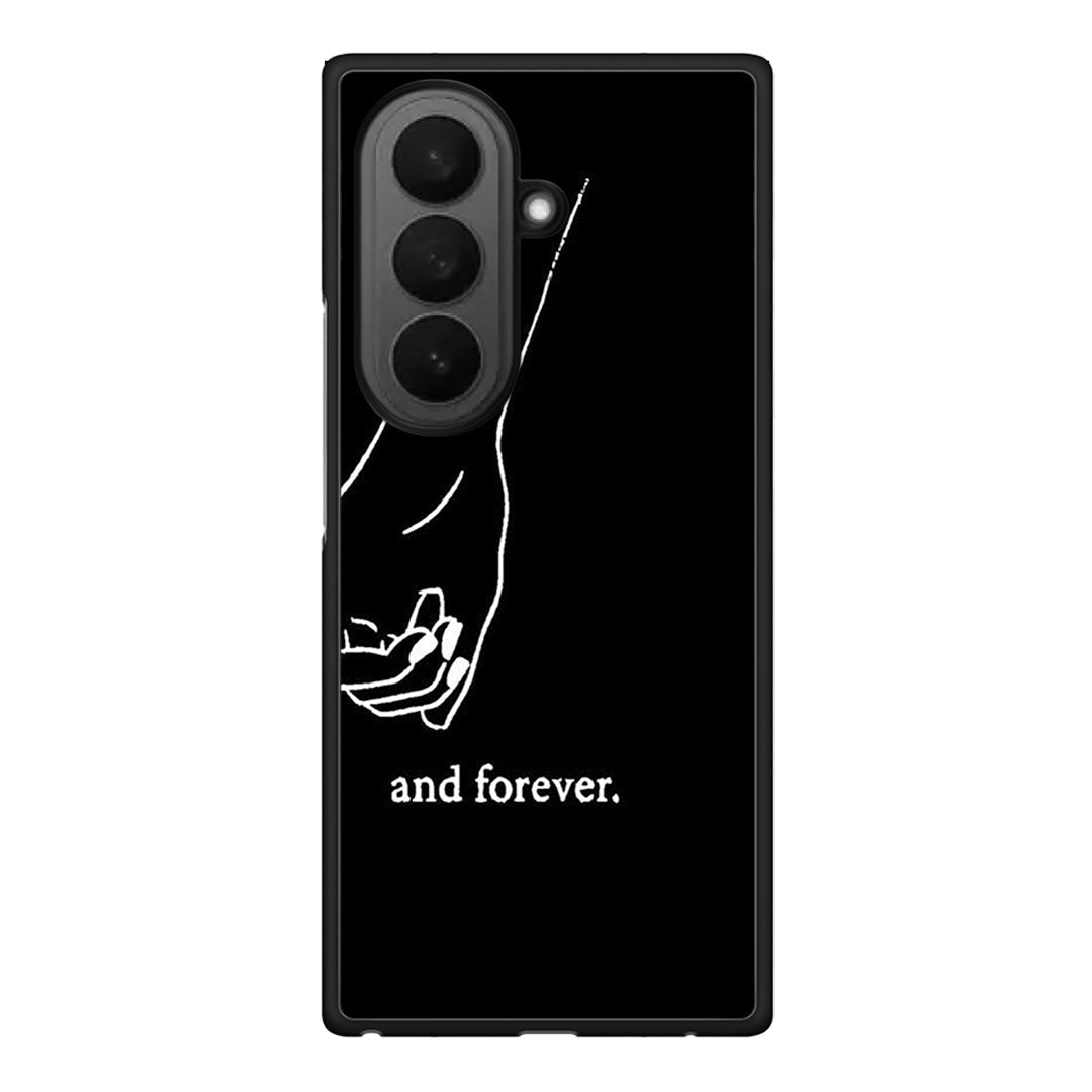 Samsung Galaxy Z Fold7 Always & Forever 2 Θήκη Αγίου Βαλεντίνου από τη Smartfits με σχέδιο στο πίσω μέρος και μαύρο περίβλημα | Smartphone case with colorful back and black bezels by Smartfits