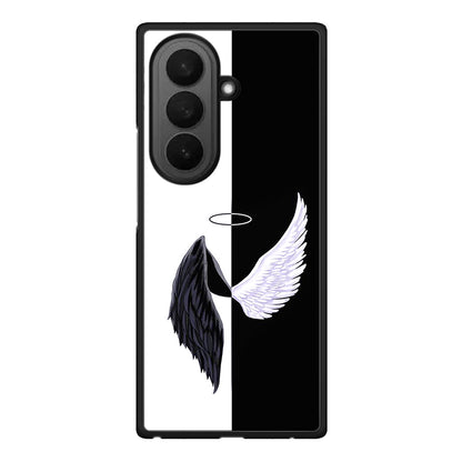 Samsung Galaxy Z Fold7 Angels Demons θήκη από τη Smartfits με σχέδιο στο πίσω μέρος και μαύρο περίβλημα | Smartphone case with colorful back and black bezels by Smartfits