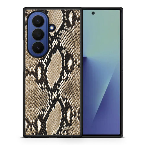 Θήκη Samsung Galaxy Z Fold7 Fashion Snake Animal από τη Smartfits με σχέδιο στο πίσω μέρος και μαύρο περίβλημα | Samsung Galaxy Z Fold7 Fashion Snake Animal case with colorful back and black bezels