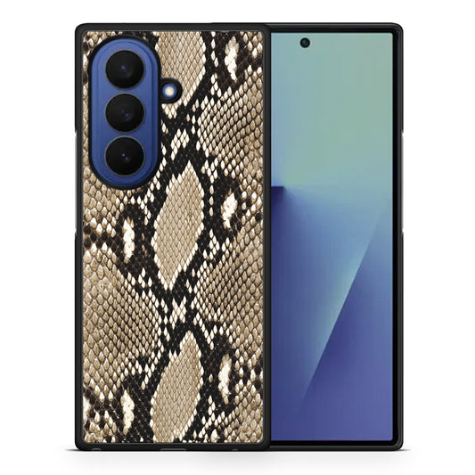 Θήκη Samsung Galaxy Z Fold7 Fashion Snake Animal από τη Smartfits με σχέδιο στο πίσω μέρος και μαύρο περίβλημα | Samsung Galaxy Z Fold7 Fashion Snake Animal case with colorful back and black bezels