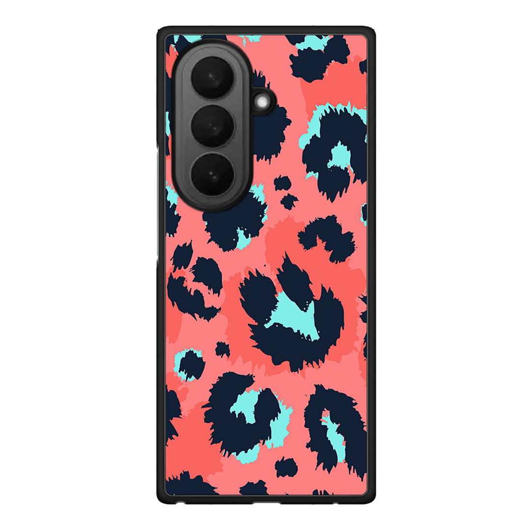 22 - Samsung Galaxy Z Fold7 Pink Leopard Animal case, cover, bumper