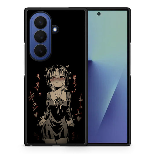 Θήκη Samsung Galaxy Z Fold7 Anime Girl από τη Smartfits με σχέδιο στο πίσω μέρος και μαύρο περίβλημα | Samsung Galaxy Z Fold7 Anime Girl case with colorful back and black bezels