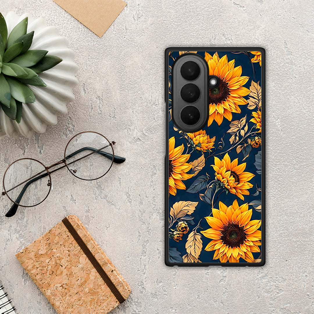 Autumn Sunflowers - Samsung Galaxy Z Fold7 θήκη