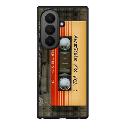 Samsung Galaxy Z Fold7 Awesome Mix θήκη από τη Smartfits με σχέδιο στο πίσω μέρος και μαύρο περίβλημα | Smartphone case with colorful back and black bezels by Smartfits