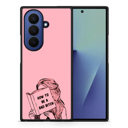 Θήκη Samsung Galaxy Z Fold7 Bad Bitch από τη Smartfits με σχέδιο στο πίσω μέρος και μαύρο περίβλημα | Samsung Galaxy Z Fold7 Bad Bitch case with colorful back and black bezels