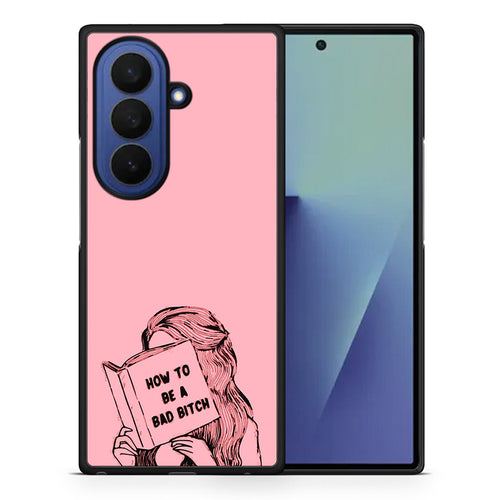Θήκη Samsung Galaxy Z Fold7 Bad Bitch από τη Smartfits με σχέδιο στο πίσω μέρος και μαύρο περίβλημα | Samsung Galaxy Z Fold7 Bad Bitch case with colorful back and black bezels