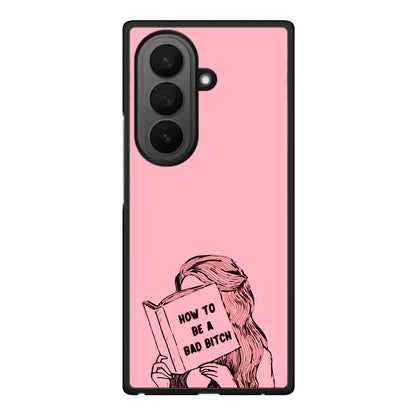 Samsung Galaxy Z Fold7 Bad Bitch θήκη από τη Smartfits με σχέδιο στο πίσω μέρος και μαύρο περίβλημα | Smartphone case with colorful back and black bezels by Smartfits