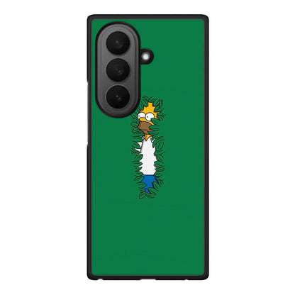 Samsung Galaxy Z Fold7 Bush Man Θήκη Αγίου Βαλεντίνου από τη Smartfits με σχέδιο στο πίσω μέρος και μαύρο περίβλημα | Smartphone case with colorful back and black bezels by Smartfits